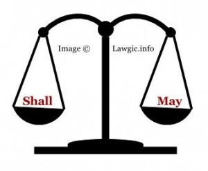 Difference between Shall and May