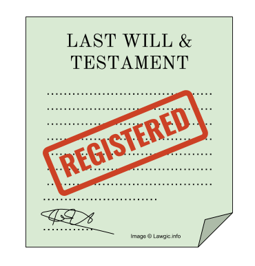 Registration of a Will or Codicil in India - Will Format