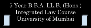 5 Year BBA LLB University of Mumbai